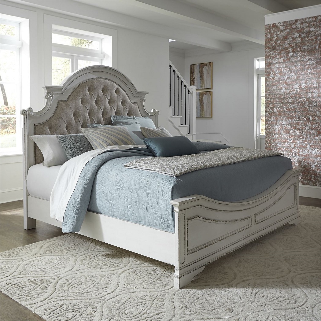 American Design Furniture by Monroe -  Elizabeth Uph Panel Bed